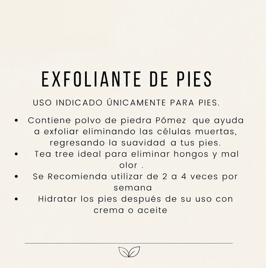 EXFOLIANTE PARA PIES