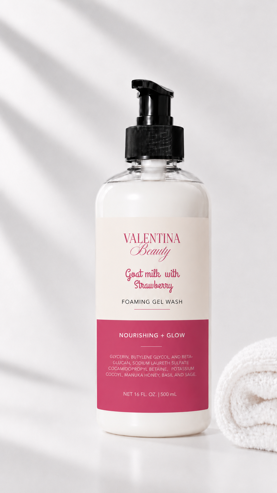 BODY WASH FRESAS CON LECHE